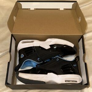 Jordan Black and Blue Sneakers